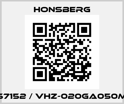 957152 / VHZ-020GA050MB Honsberg