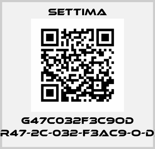 G47C032F3C9OD (GR47-2C-032-F3AC9-O-DX) Settima