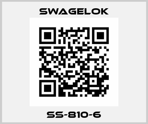SS-810-6 Swagelok