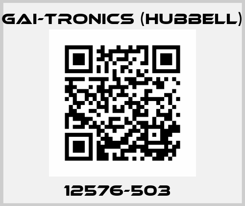 12576-503   GAI-Tronics (Hubbell)