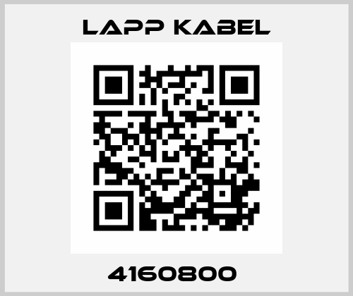4160800  Lapp Kabel