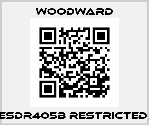 ESDR405B restricted  Woodward