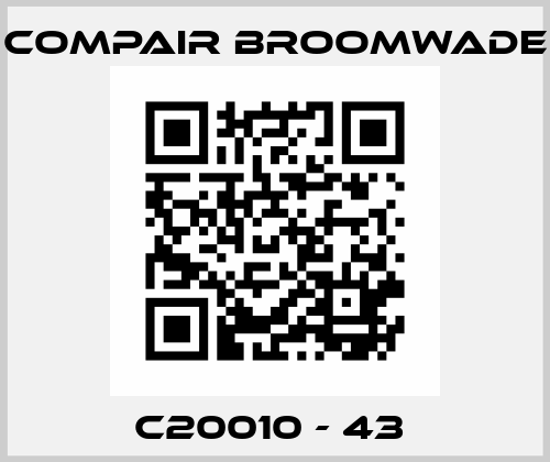 C20010 - 43  Compair Broomwade