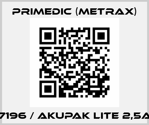 97196 / AkuPak LITE 2,5Ah Primedic (Metrax)