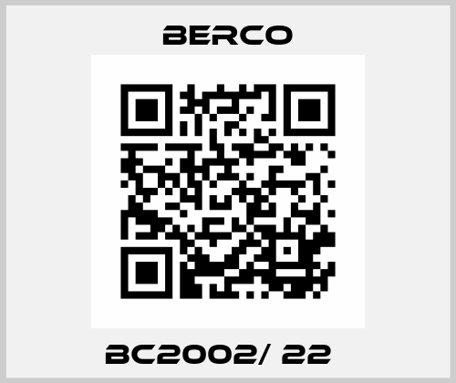 BC2002/ 22   Berco