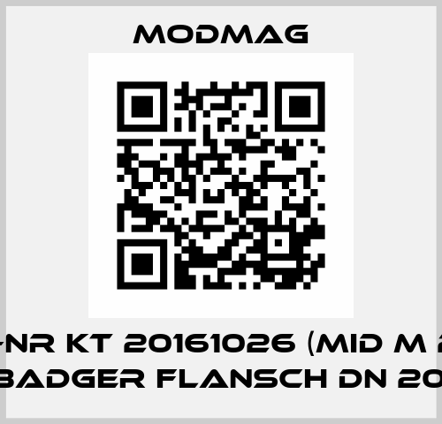 Art.-Nr KT 20161026 (MID M 2000 mit Badger Flansch DN 20/40 ) MODMAG