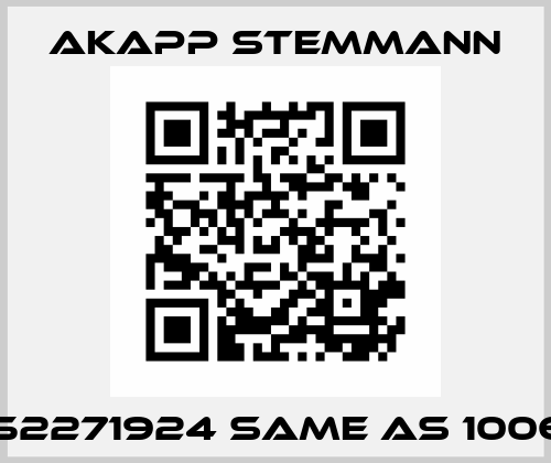 T50 52271924 same as 1006040 Akapp