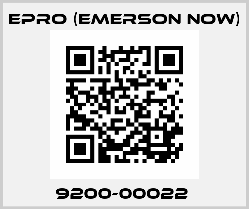  9200-00022  Epro (Emerson now)