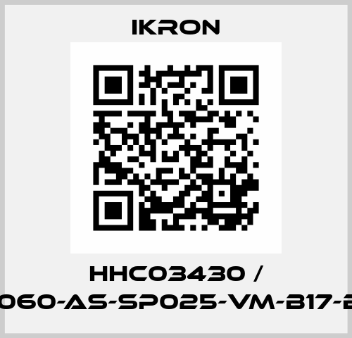 HHC03430 / HEK02-10.060-AS-SP025-VM-B17-B-35l/min. Ikron