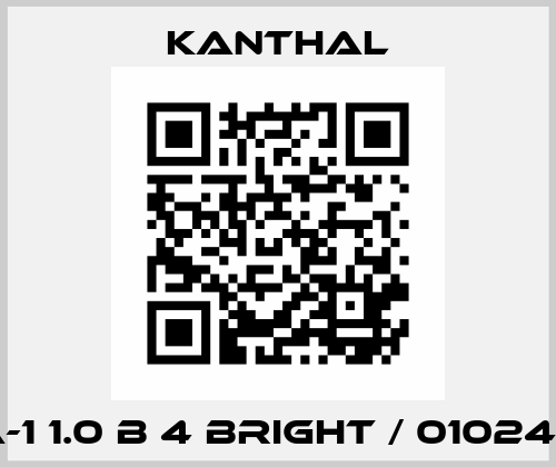 A-1 1.0 B 4 BRIGHT / 010248 Kanthal