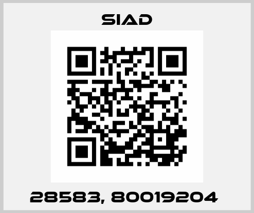28583, 80019204  SIAD