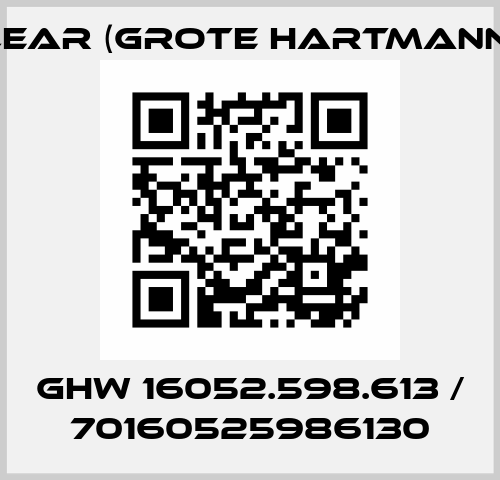 GHW 16052.598.613 / 70160525986130 Lear (Grote Hartmann)