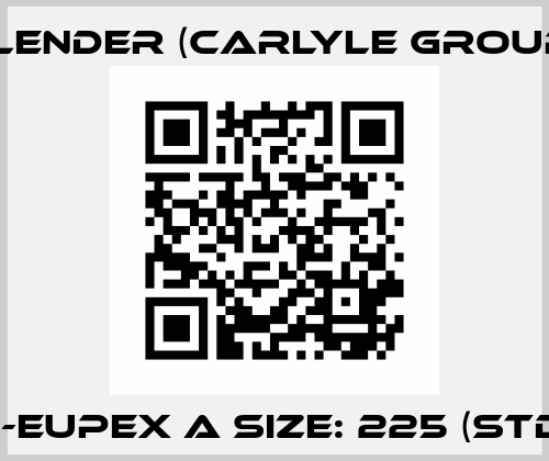 N-EUPEX A size: 225 (STD) Flender (Carlyle Group)