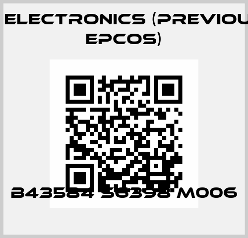 B43584 S6398 M006 TDK Electronics (previously EPCOS)
