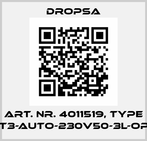 Art. Nr. 4011519, type SMART3-AUTO-230V50-3L-OPNC/NO Dropsa