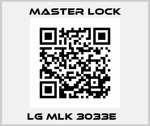  LG MLK 3033E   Master Lock