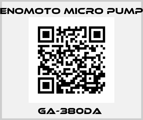GA-380DA  Enomoto Micro Pump
