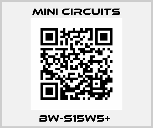BW-S15W5+  Mini Circuits