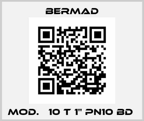 Mod. К10 T 1" PN10 BD  Bermad