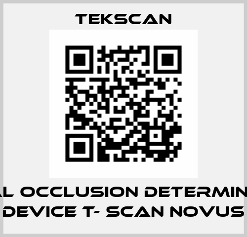 Digital occlusion determination device T- Scan Novus Tekscan