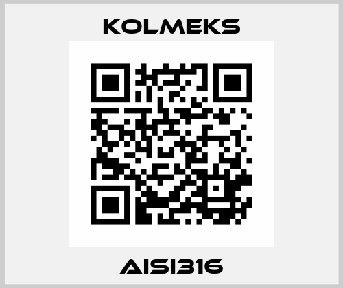 AISI316 Kolmeks