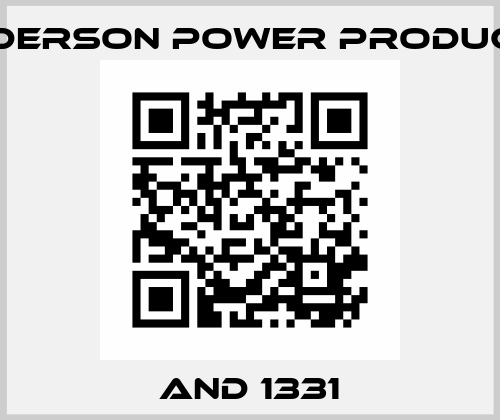 AND 1331 Anderson Power Products