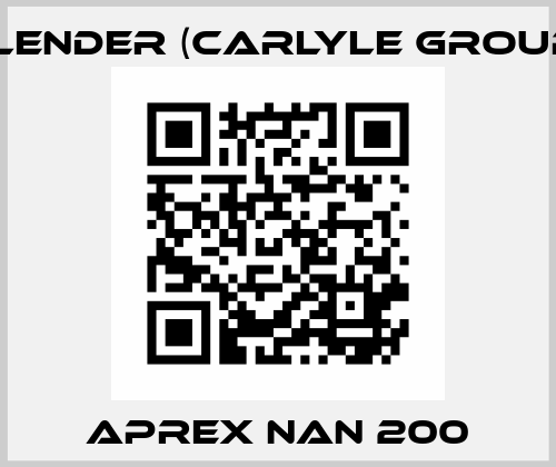 APREX NAN 200 Flender (Carlyle Group)