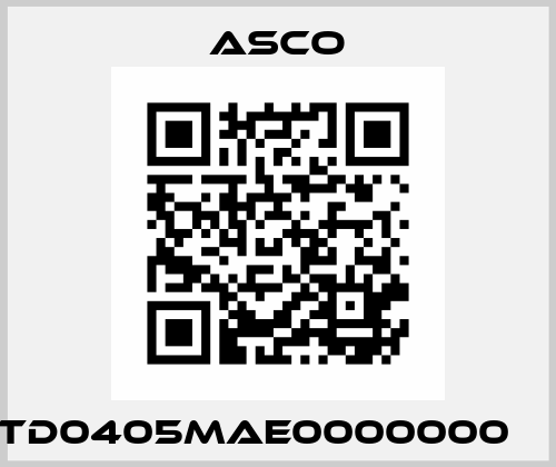 TD0405MAE0000000     Asco