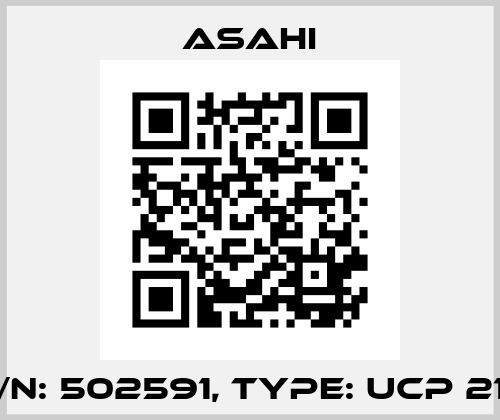 P/N: 502591, Type: UCP 210 Asahi