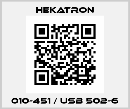 010-451 / USB 502-6 Hekatron