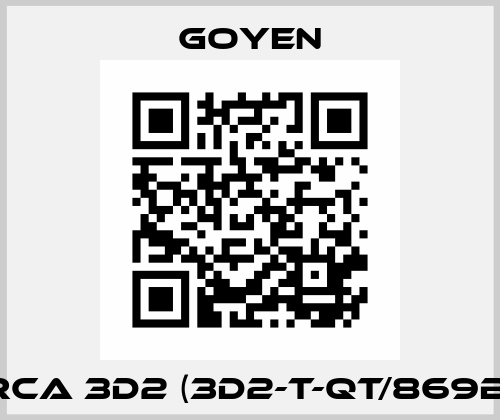 RCA 3D2 (3D2-T-QT/869B) Goyen