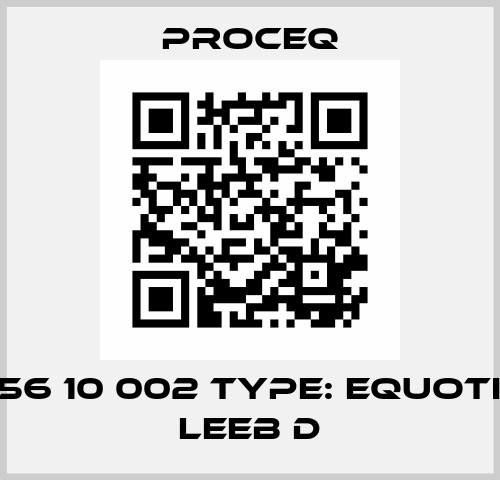 P/N: 356 10 002 Type: Equotip 550 Leeb D Proceq