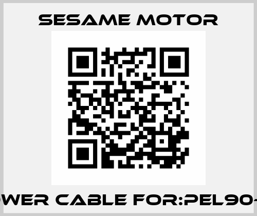 Power Cable For:PEL90-10  Sesame Motor