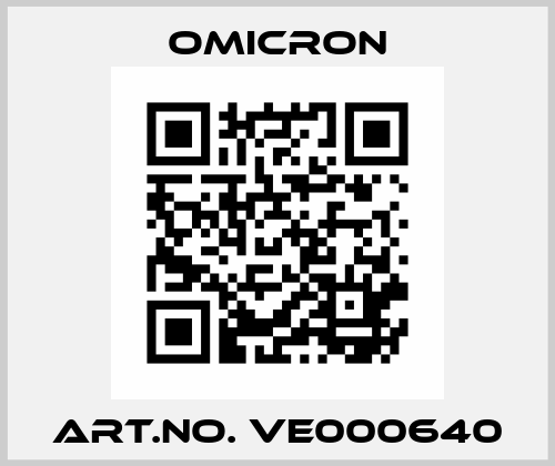 ART.NO. VE000640 Omicron
