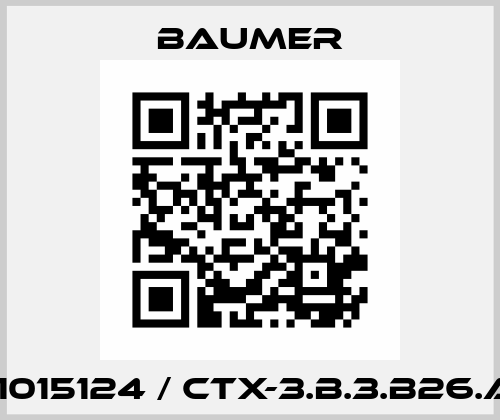 11015124 / CTX-3.B.3.B26.A Baumer