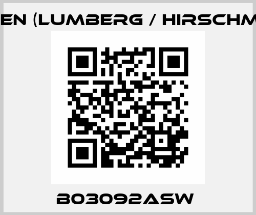 B03092ASW  Belden (Lumberg / Hirschmann)