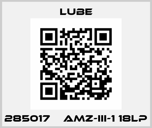 285017    AMZ-III-1 18LP Lube