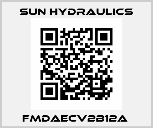 FMDAECV2B12A  Sun Hydraulics