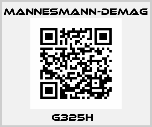 G325H   Mannesmann-Demag