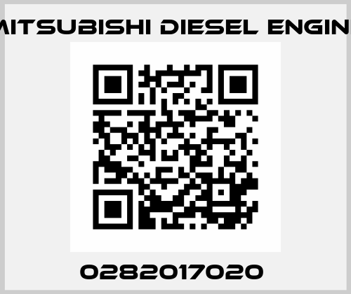 0282017020  Mitsubishi Diesel Engine