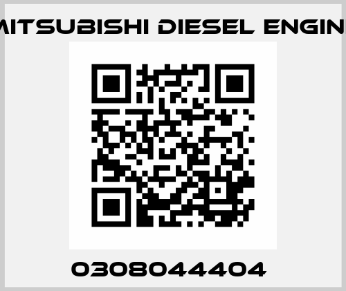 0308044404  Mitsubishi Diesel Engine