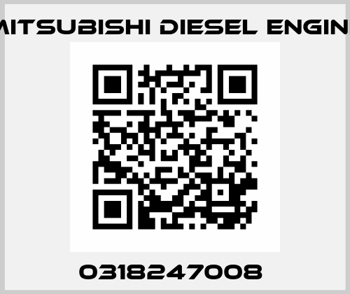 0318247008  Mitsubishi Diesel Engine
