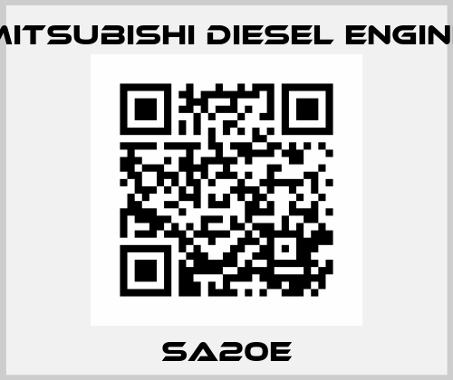SA20E Mitsubishi Diesel Engine