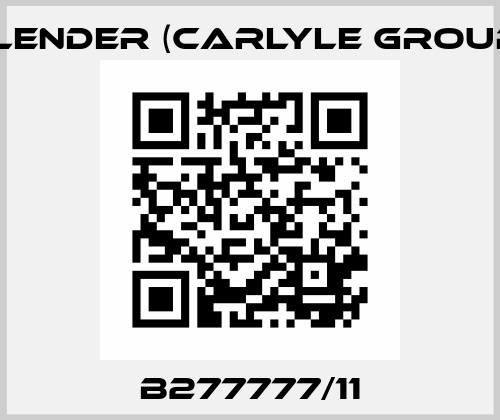 B277777/11 Flender (Carlyle Group)