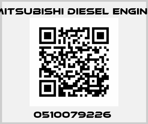 0510079226  Mitsubishi Diesel Engine