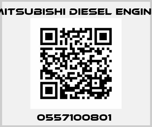 0557100801  Mitsubishi Diesel Engine