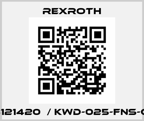 R165121420  / KWD-025-FNS-C1-N-1 Rexroth