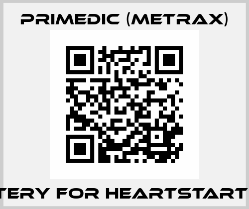BATTERY FOR HEARTSTART AED Primedic (Metrax)
