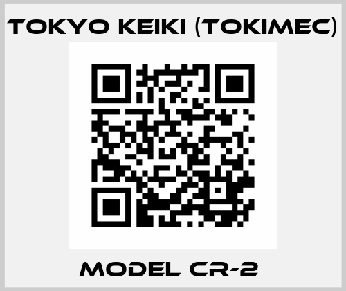 MODEL CR-2  Tokyo Keiki (Tokimec)