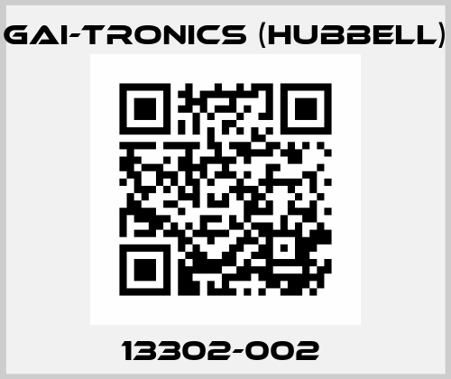 13302-002  GAI-Tronics (Hubbell)